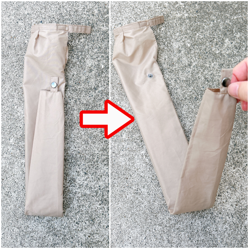 無印良品のおすすめ生活雑貨「晴雨兼用 2通りにたためる 折りたたみ傘」