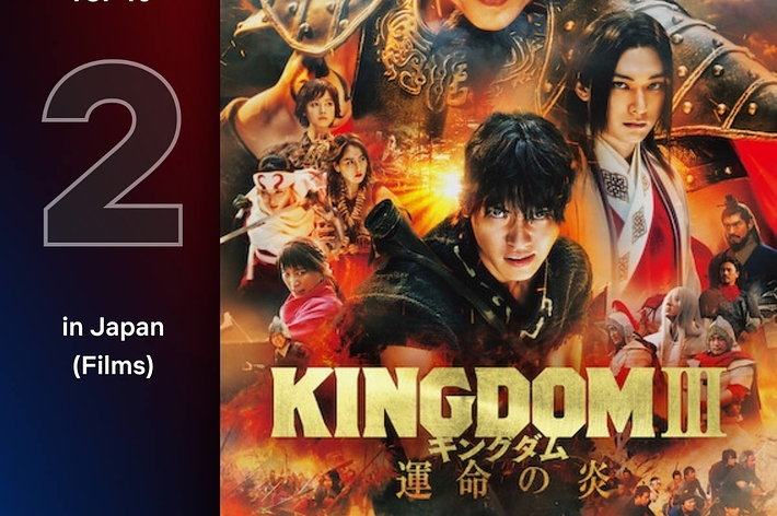 2位『キングダム 運命の炎』(2023)