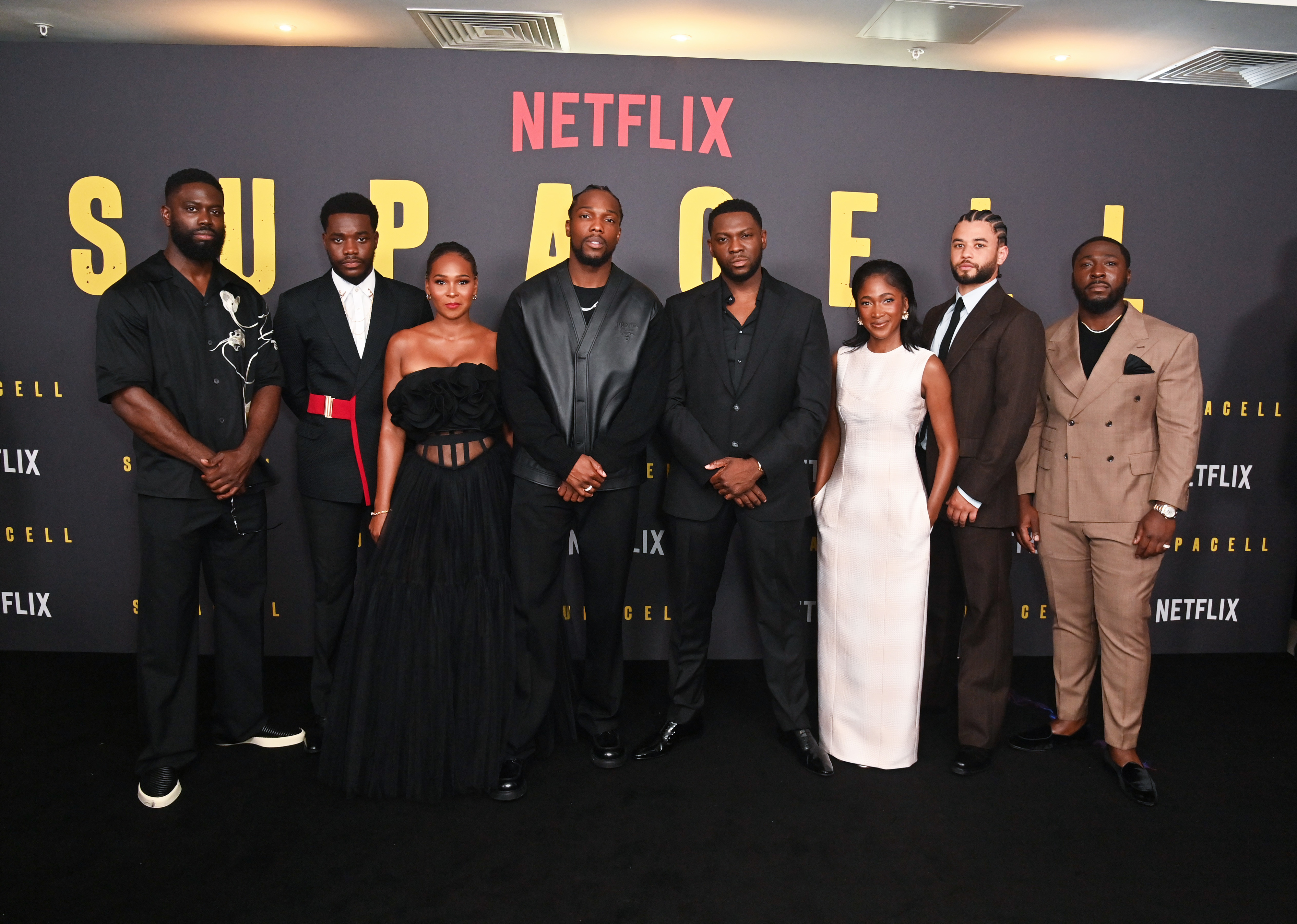 Supacell cast at red carpet debut.