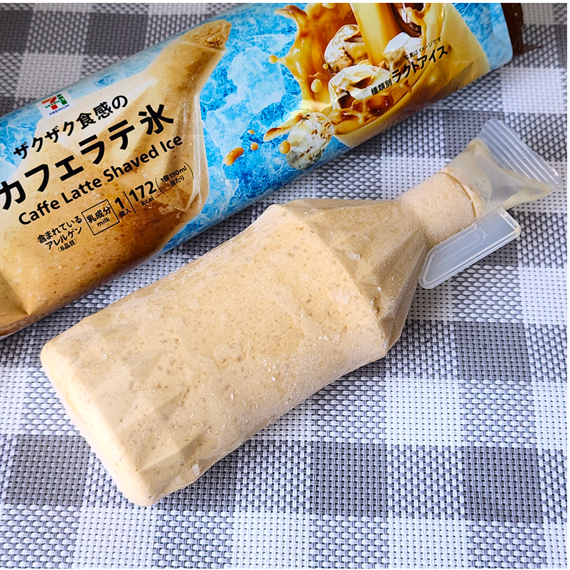 7-ELEVEN(セブン-イレブン)のおすすめひんやりスイーツ「7P カフェラテ氷」