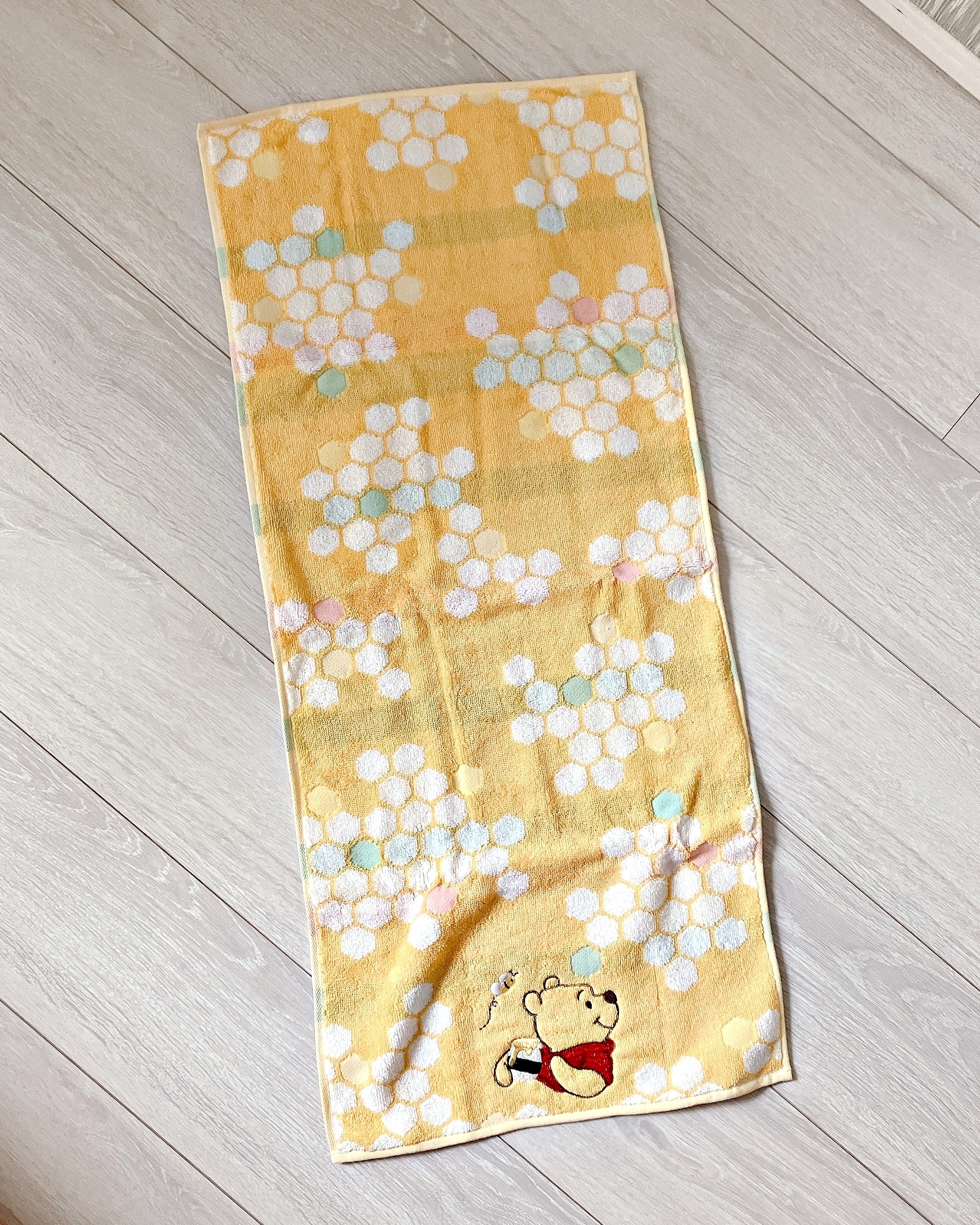 ディズニーランドのおすすめタオル「フェイスタオル（今治タオル）プー」