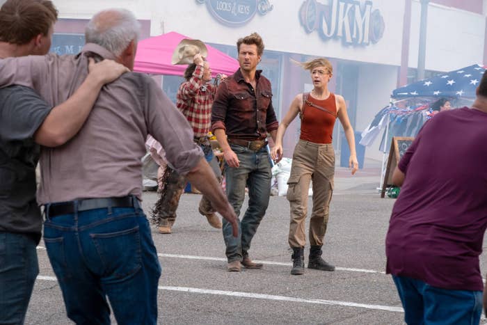 Screenshot from "Twisters"