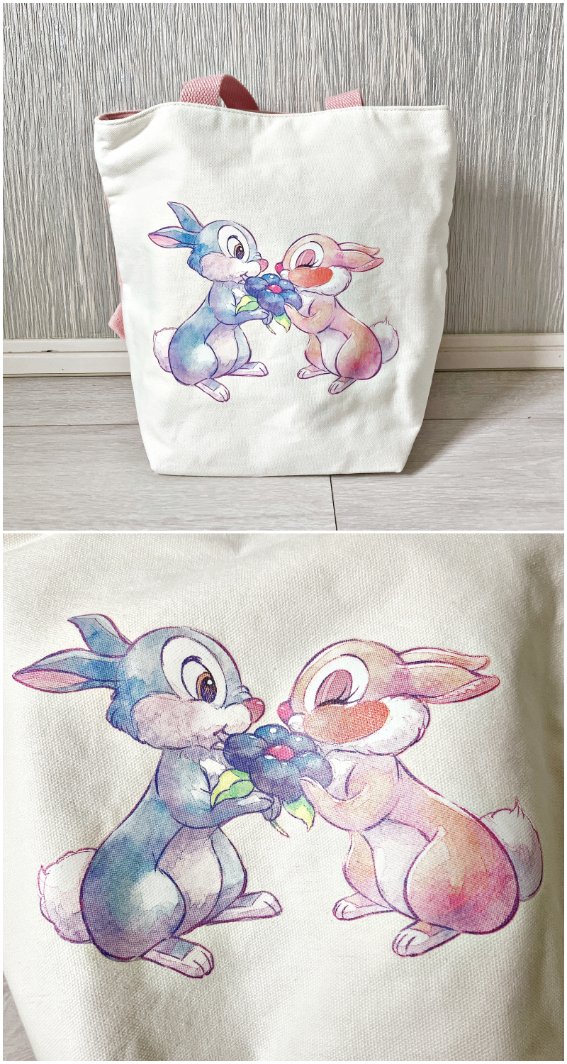 Disneyland(ディズニーランド)のおすすめトートバッグ「トートバッグ サンパー ミス・バニー」