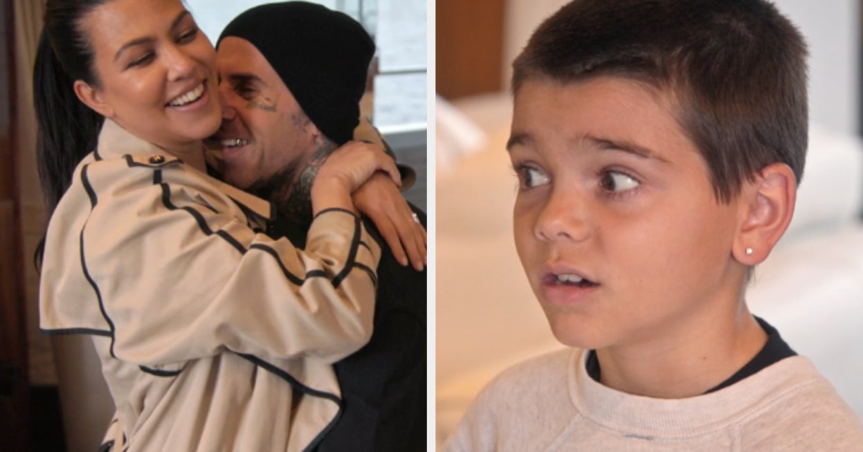 Kourtney Kardashian’s Son Tells Her To Stop Making Out