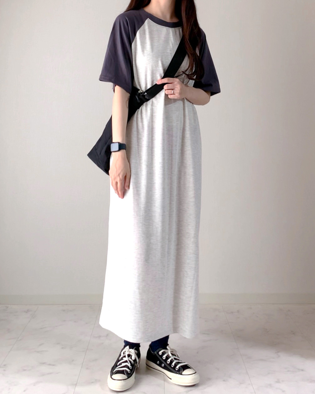 しまむらのおすすめアイテム「TTanri＊ラグランOP」