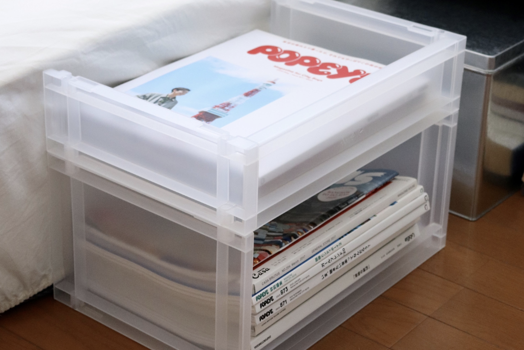 無印良品のおすすめ収納グッズ「ポリプロピレン収納ラック・薄型」「ポリプロピレン収納ラック・深型」