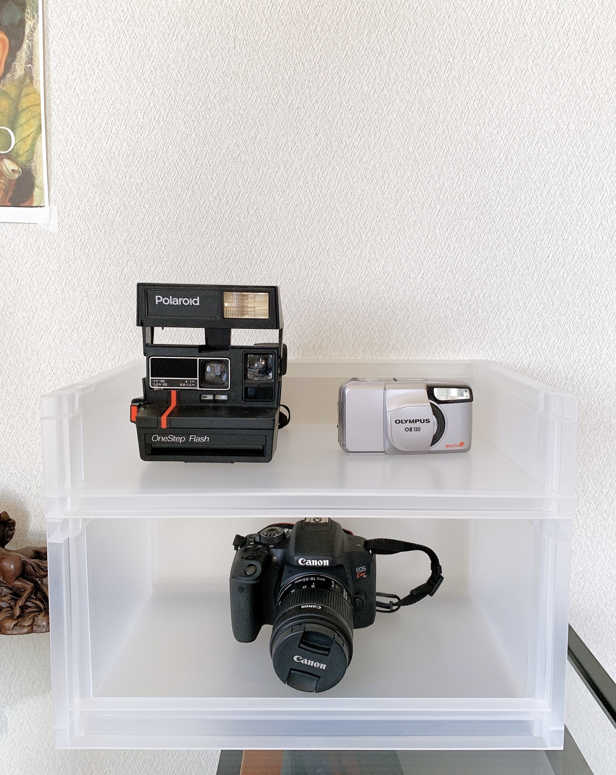 無印良品のおすすめ収納グッズ「ポリプロピレン収納ラック・薄型」「ポリプロピレン収納ラック・深型」