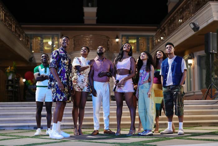  Olly Sholotan, Jimmy Akingbola, Akira Akbar, Jordan L. Jones, Jabari Banks, Cassandra Freeman, Coco Jones, and LaMarcus Tinker