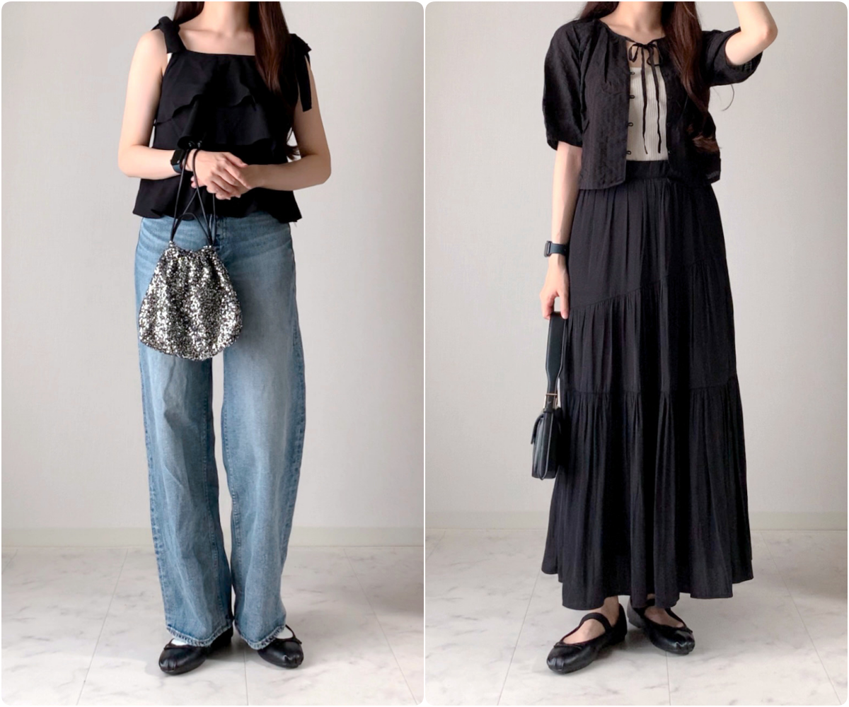 GU（ジーユー）のおすすめファッションアイテム「ストラップバレエシューズ」のコーディネート