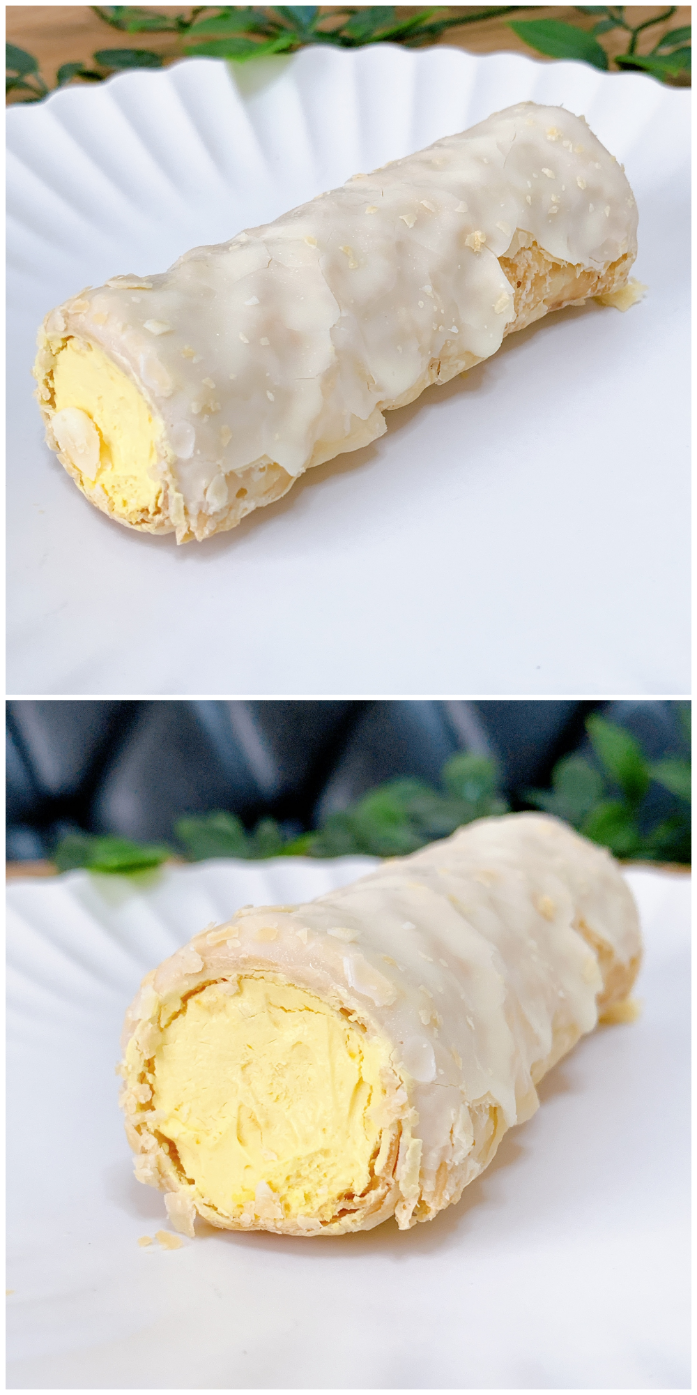 FamilyMart(ファミリーマート)のおすすめのスイーツ「凍ったまま食べるパイコロネ」