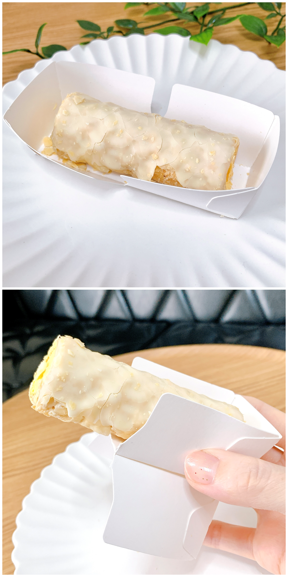 FamilyMart(ファミリーマート)のおすすめのスイーツ「凍ったまま食べるパイコロネ」