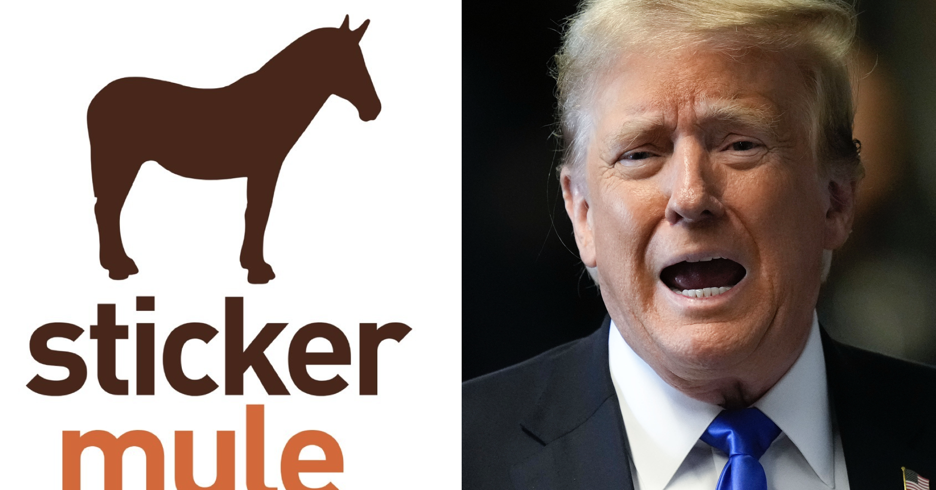 Sticker Mule's Controversial ProTrump Message Blast, Explained Complex