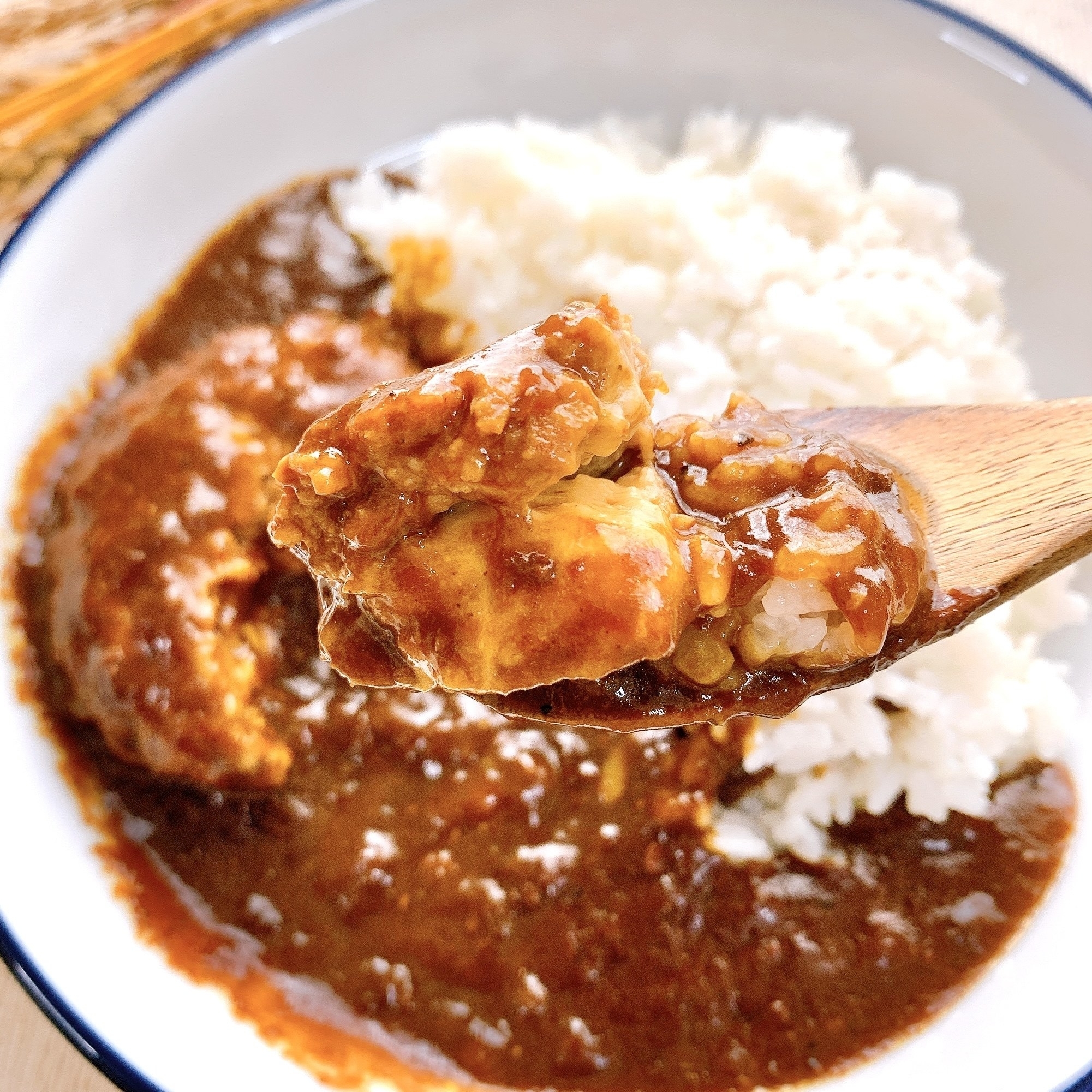 ★★無印良品のおすすめのカレー「素材を生かした ハンバーグのデミグラスソースカレー」