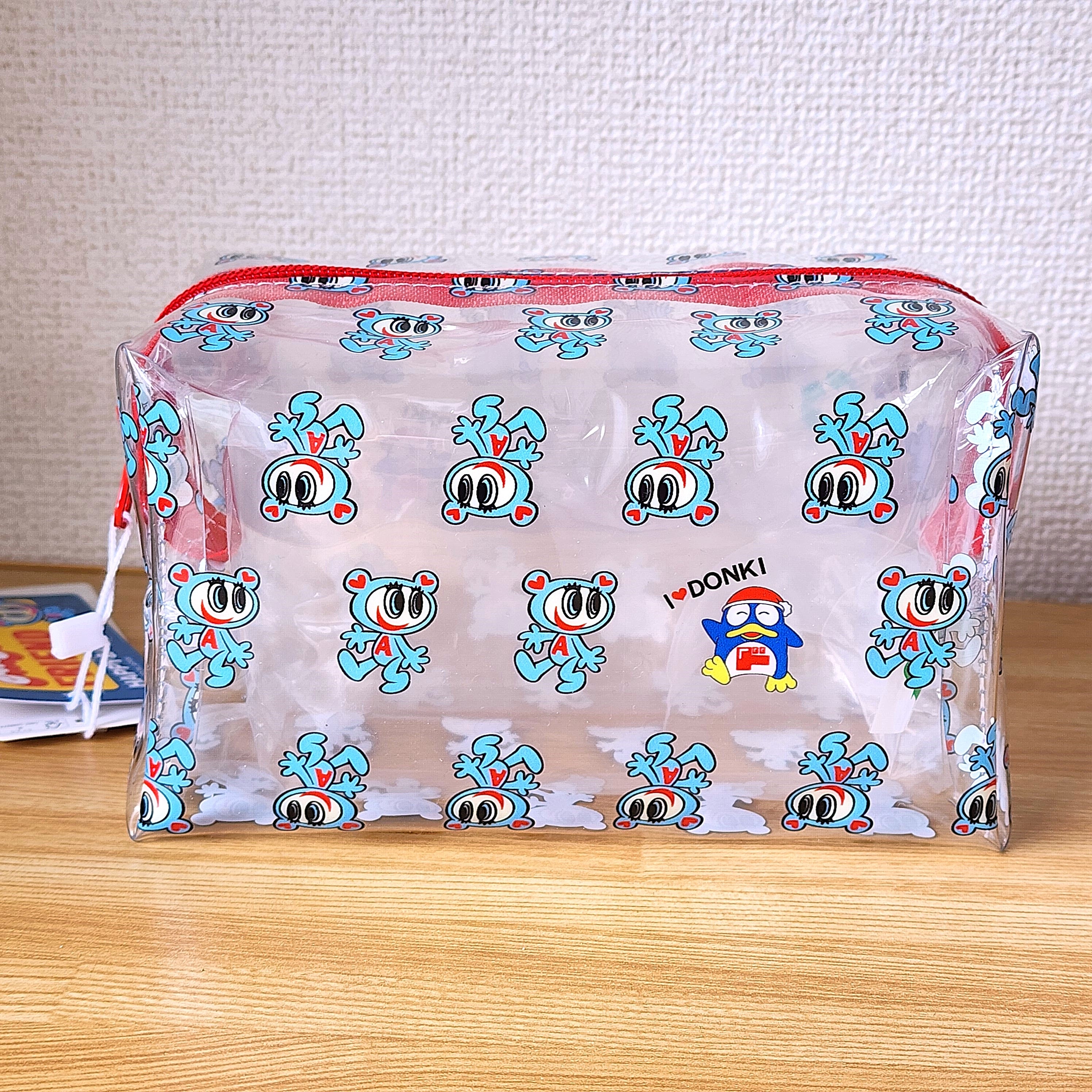 ドン・キホーテのおすすめ雑貨「ナカムラくんとドンペン総柄PVCポーチ」