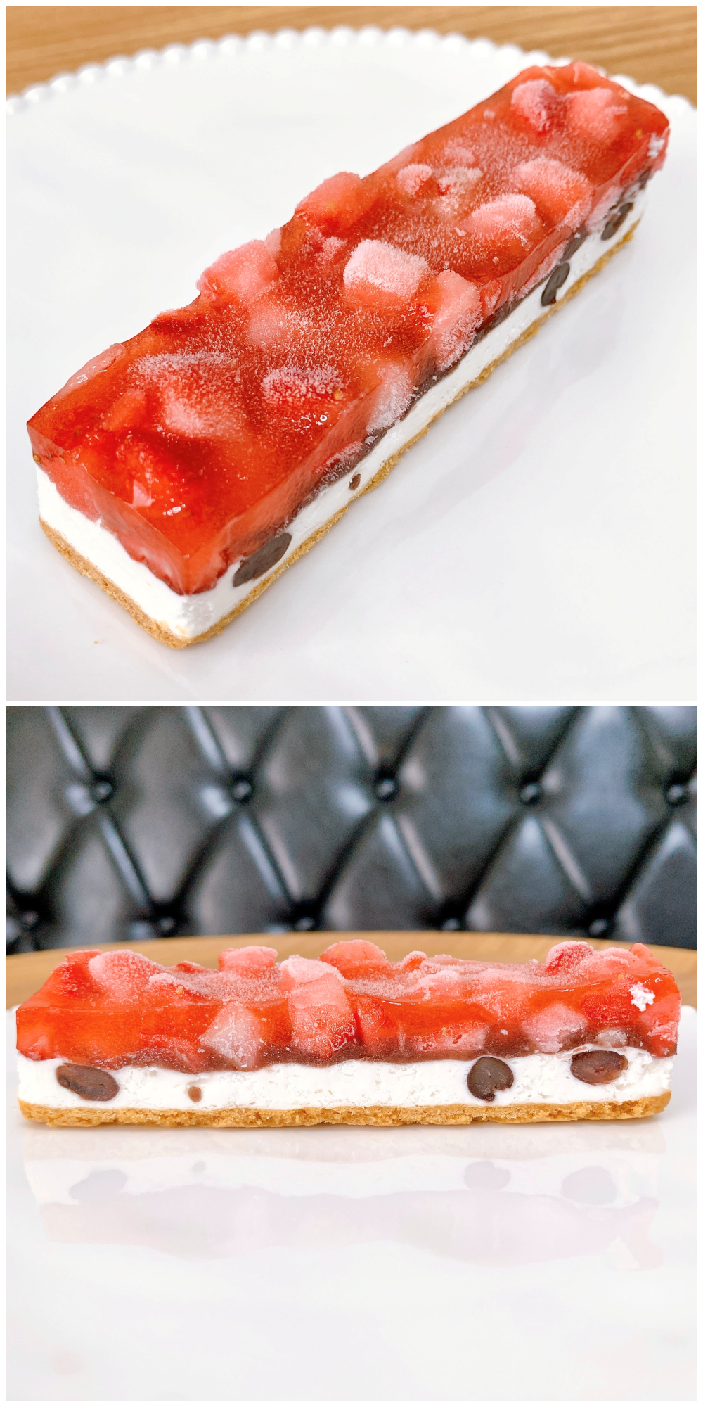 FamilyMart（ファミリーマート）のおすすめの冷凍スイーツ「凍ったまま食べるいちご小豆タルト」