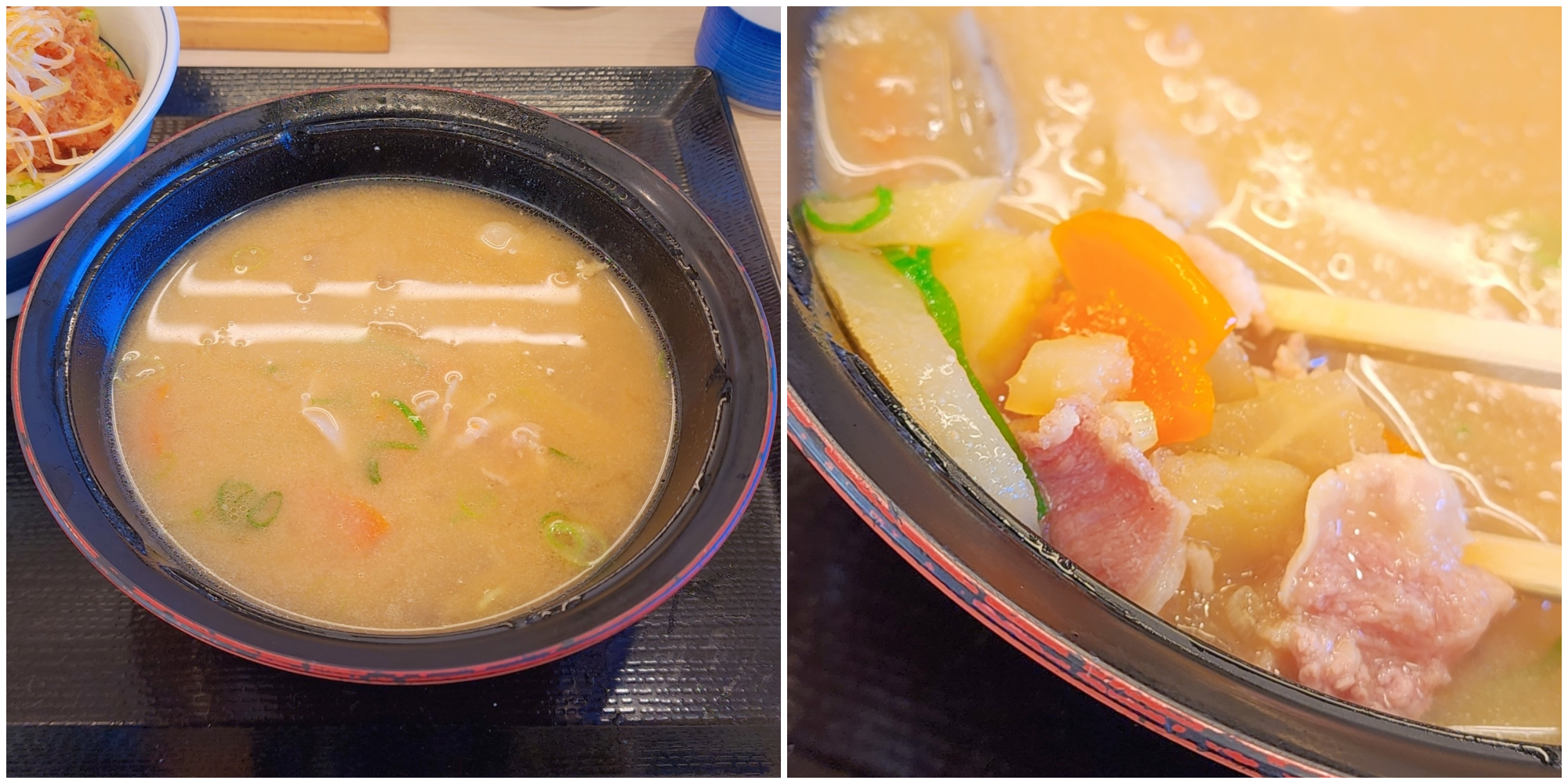 かつやのおすすめメニュー「とん汁（大）」