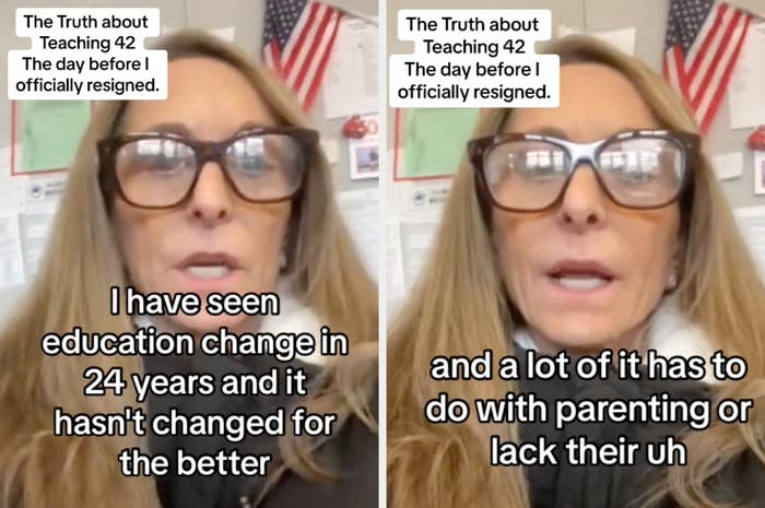 Screenshots from Brenda C.'s TikTok video