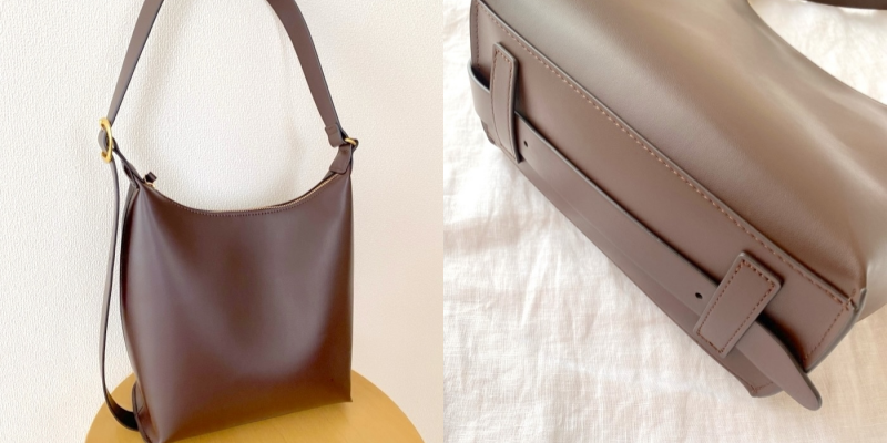 UNIQLO（ユニクロ）のおすすめファッションアイテム「レザータッチスクエアショルダーバッグ」