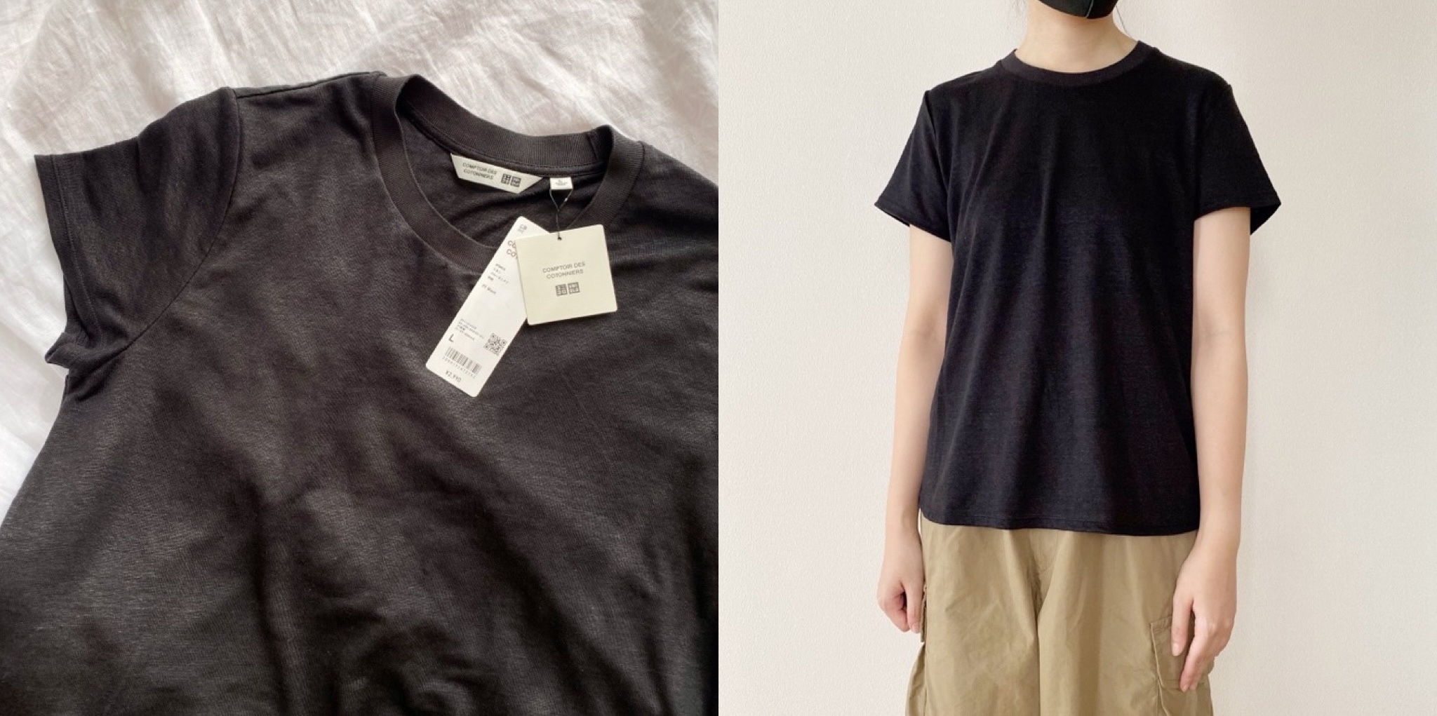 UNIQLO（ユニクロ）のおすすめトップス「リネンクルーネックT」