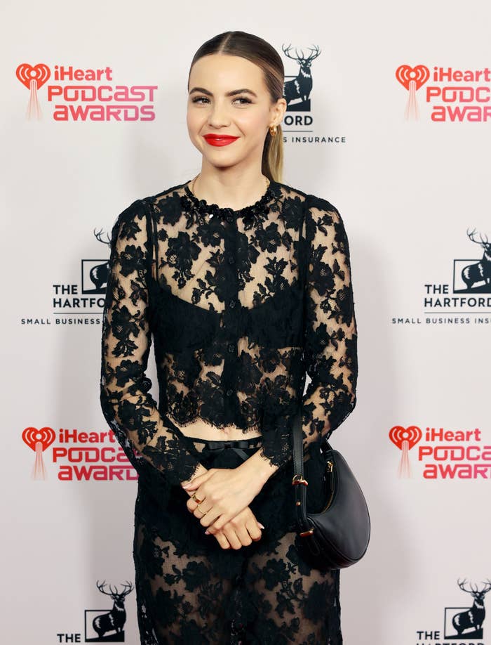 Closeup of Bobbi Althoff on the red carpet