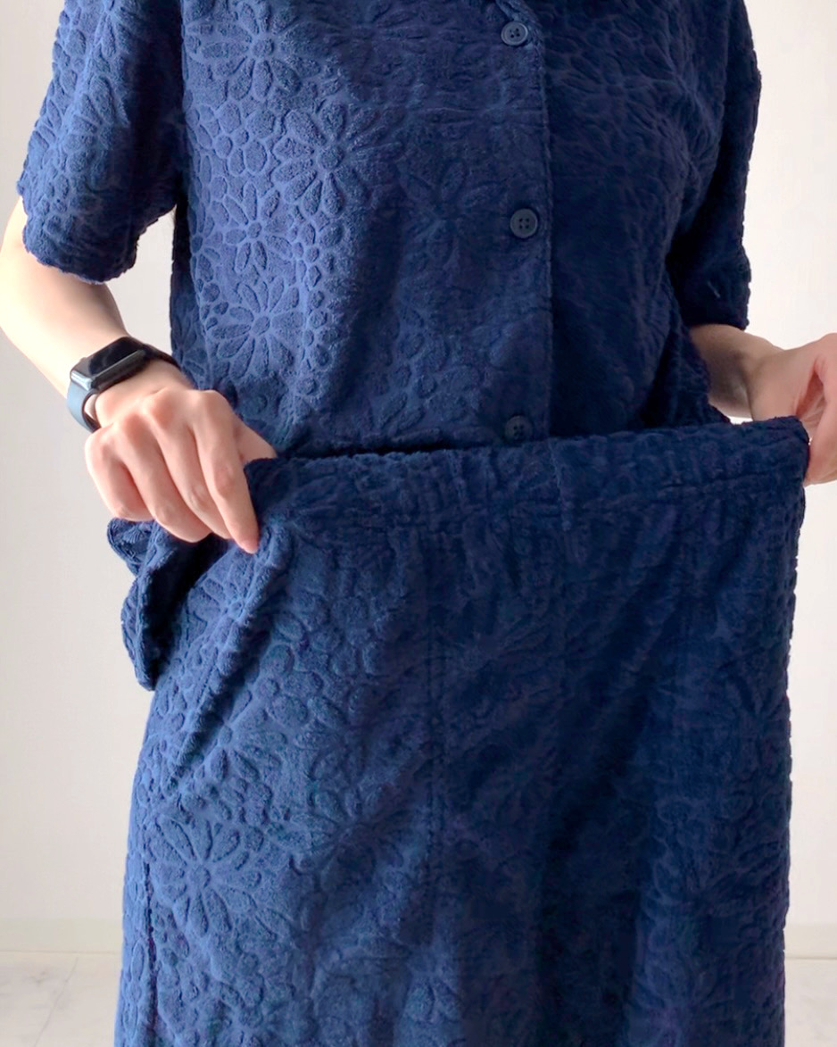 GU（ジーユー）のおすすめファッションアイテム「ソフトパイルパジャマ（半袖＆ショートパンツ）（フラワー）」