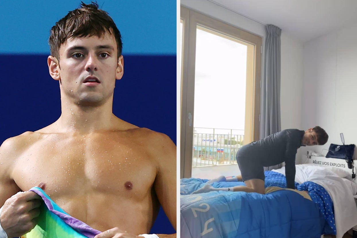 Olympic Diver Tom Daley Seemingly Debunks The “Anti-Sex” Bed Rumor At The Olympics