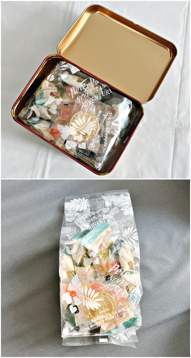 ディズニーシーのおすすめお菓子「菓子詰め合わせ 缶 ピーター・パン」
