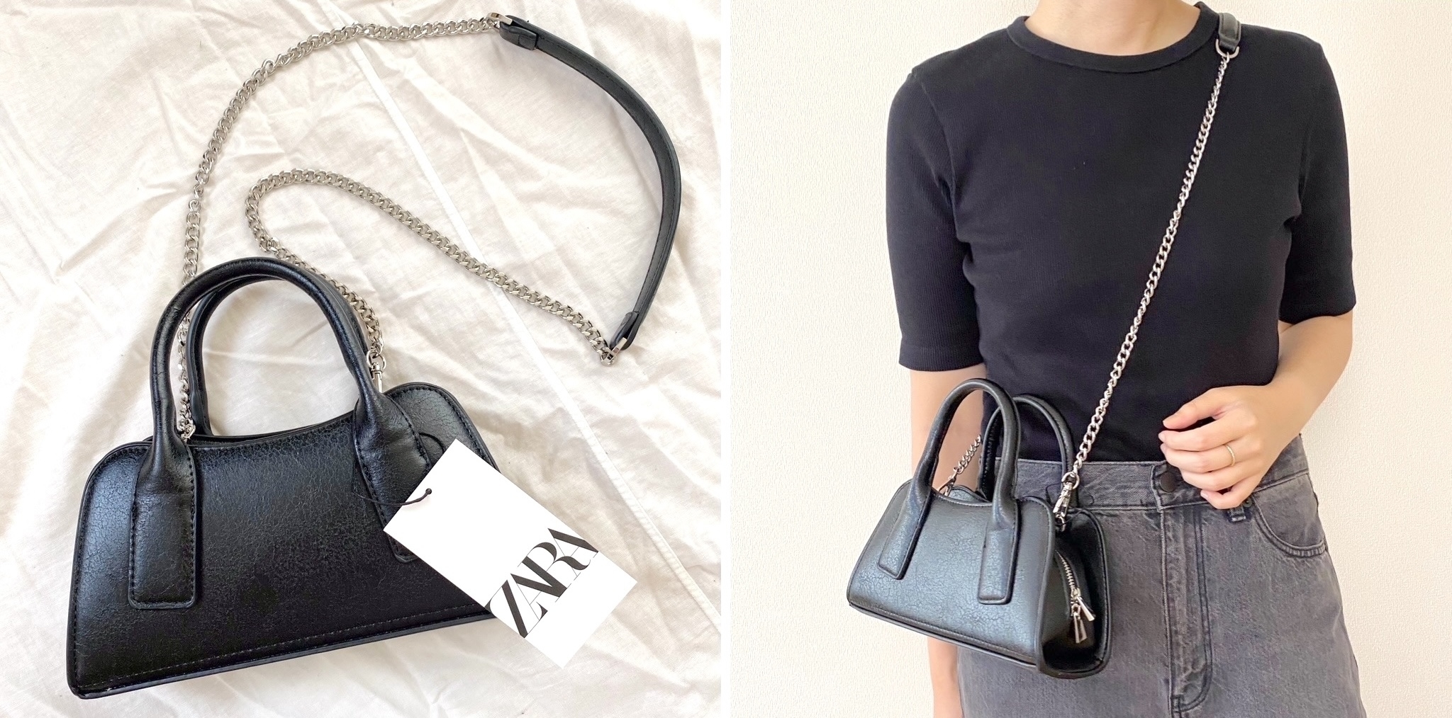 ZARA（ザラ）のおすすめファッションアイテム「ミニシティバッグ」