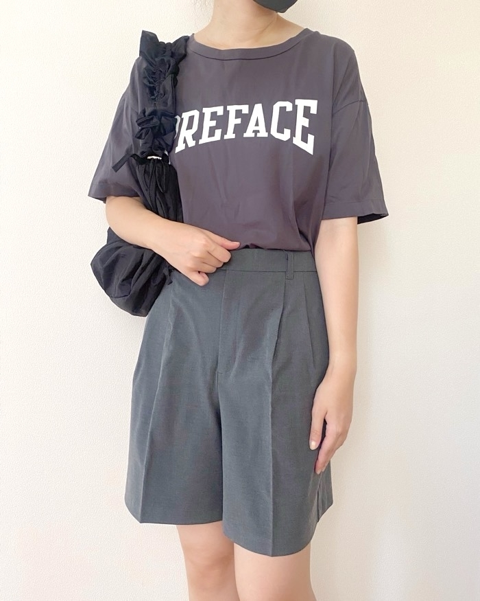 GU（ジーユー）のおすすめファッションアイテム「Wタックショートパンツ」