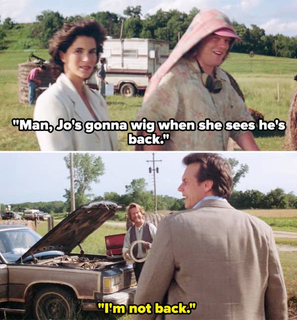 Bill in Twisters telling Dusty that he&#x27;s not back