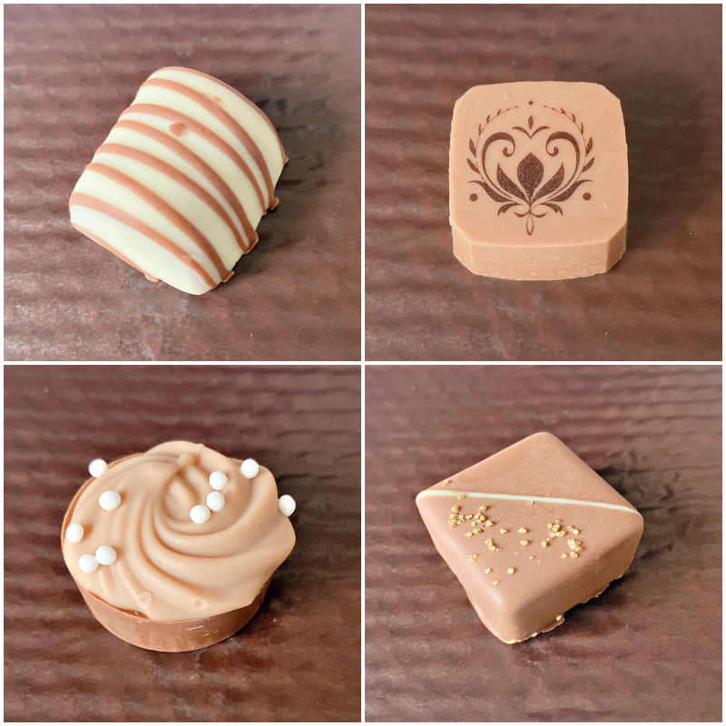 ディズニーシーのおすすめお菓子「アソーテッド・チョコレート 紙箱 アナ エルサ」