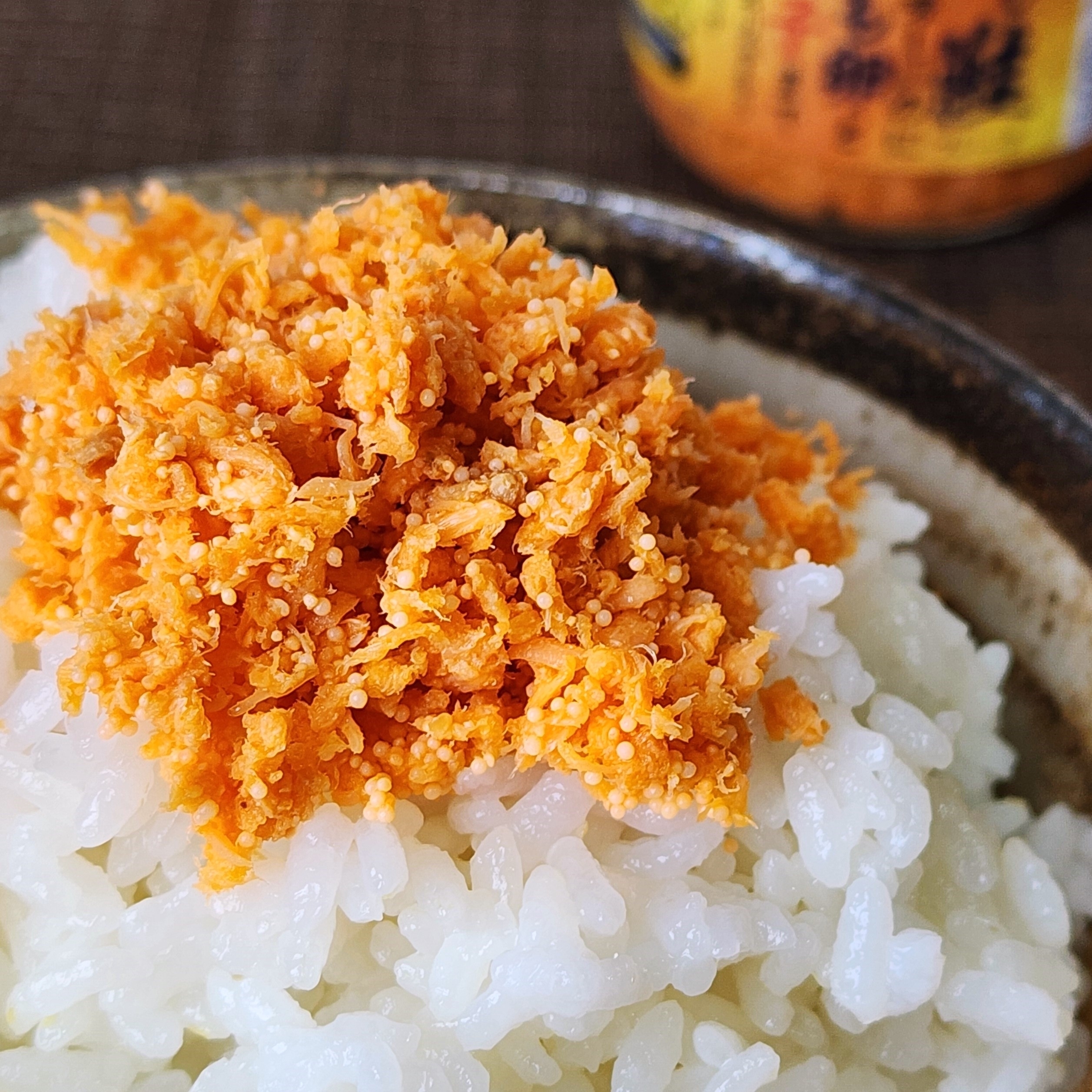 ドンキのおすすめフード「荒ほぐし鮭フレーク 辛子明太風味」