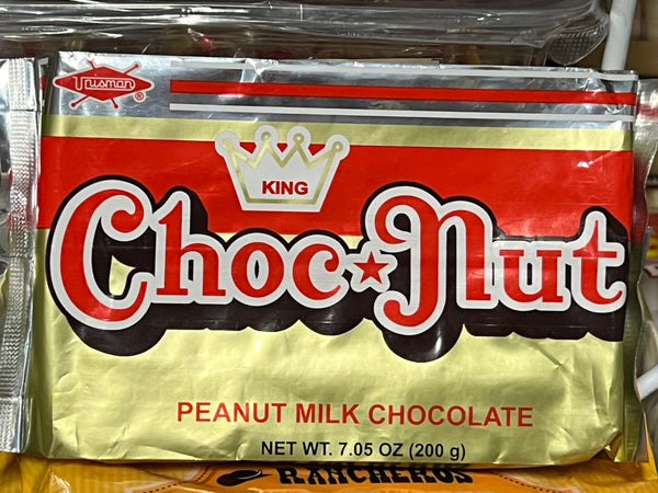 King Choc*Nut peanut milk chocolate, 7.05 oz (200g) package