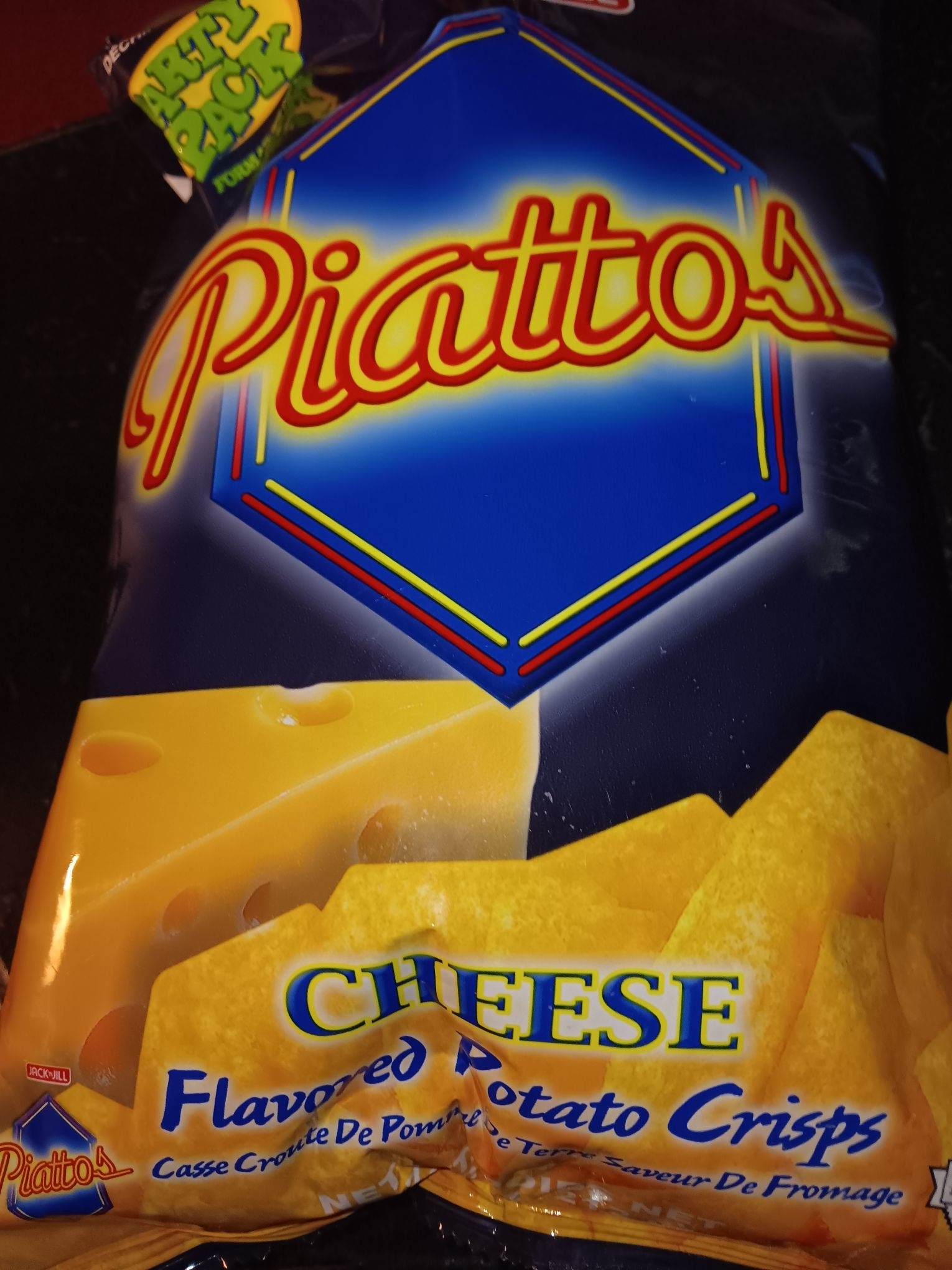 Bag of Piattos Cheese Flavored Potato Crisps