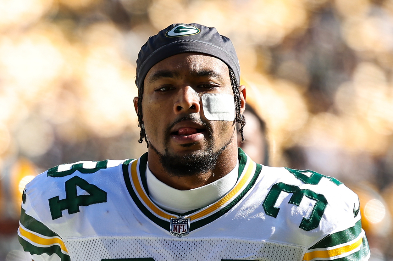 Jonathan Owens during his stint with the Green Bay Packers