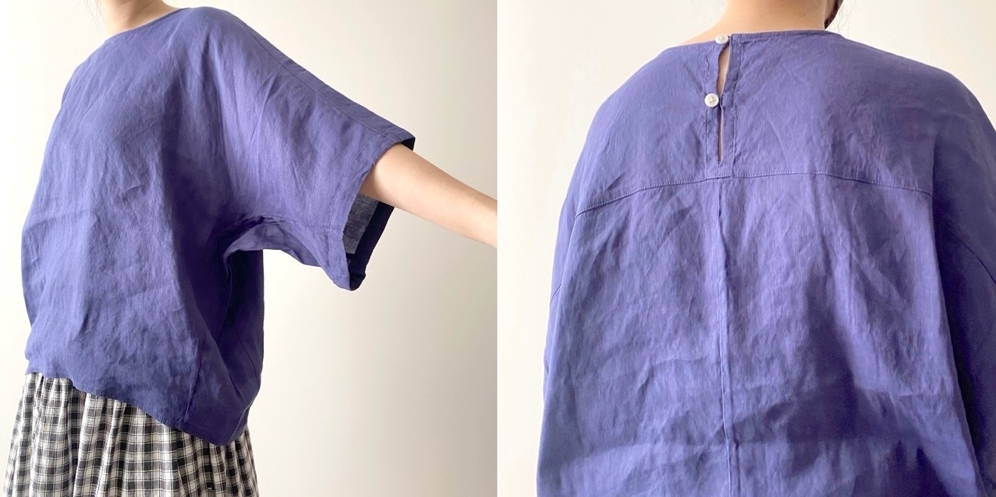 無印のおすすめアイテム「婦人 ヘンプ レーヨン 半袖ブラウス」