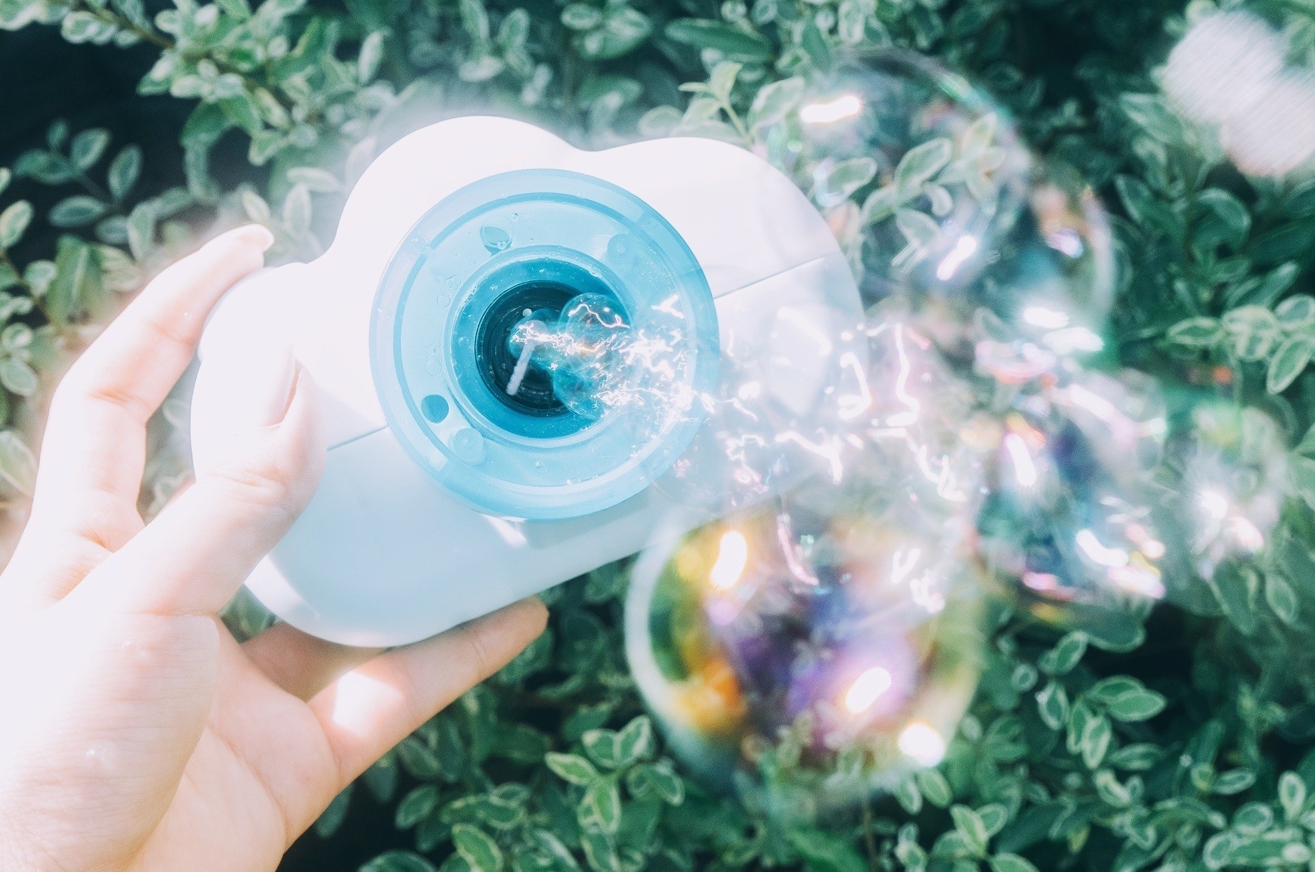 ダイソーのオススメおもしろアイテム「カメラシャボン玉」