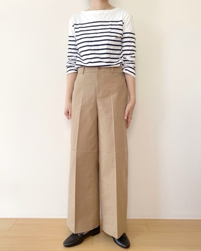 UNIQLO（ユニクロ）のおすすめきれいめパンツ「ワイドチノパンツ」