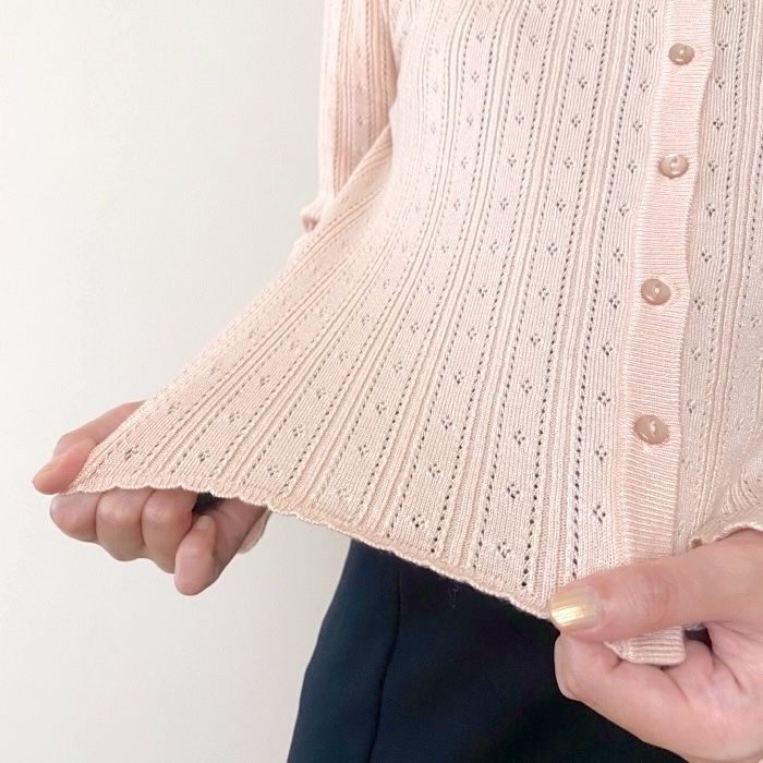 GU(ジーユー)のおすすめファッションアイテム「ポインテールカーディガンNTQ+E」