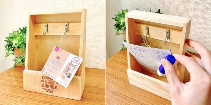 DAISO(ダイソー)のおすすめ収納アイテム「木製デザインキーボックス」