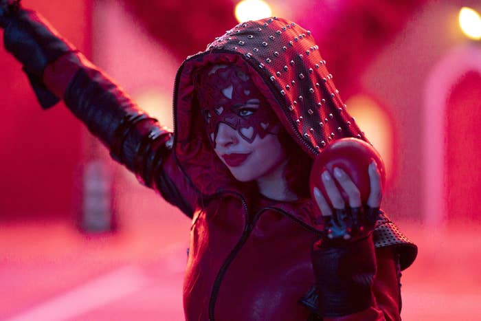 Kylie Cantrall as Red in "Descendants: The Rise of Red"