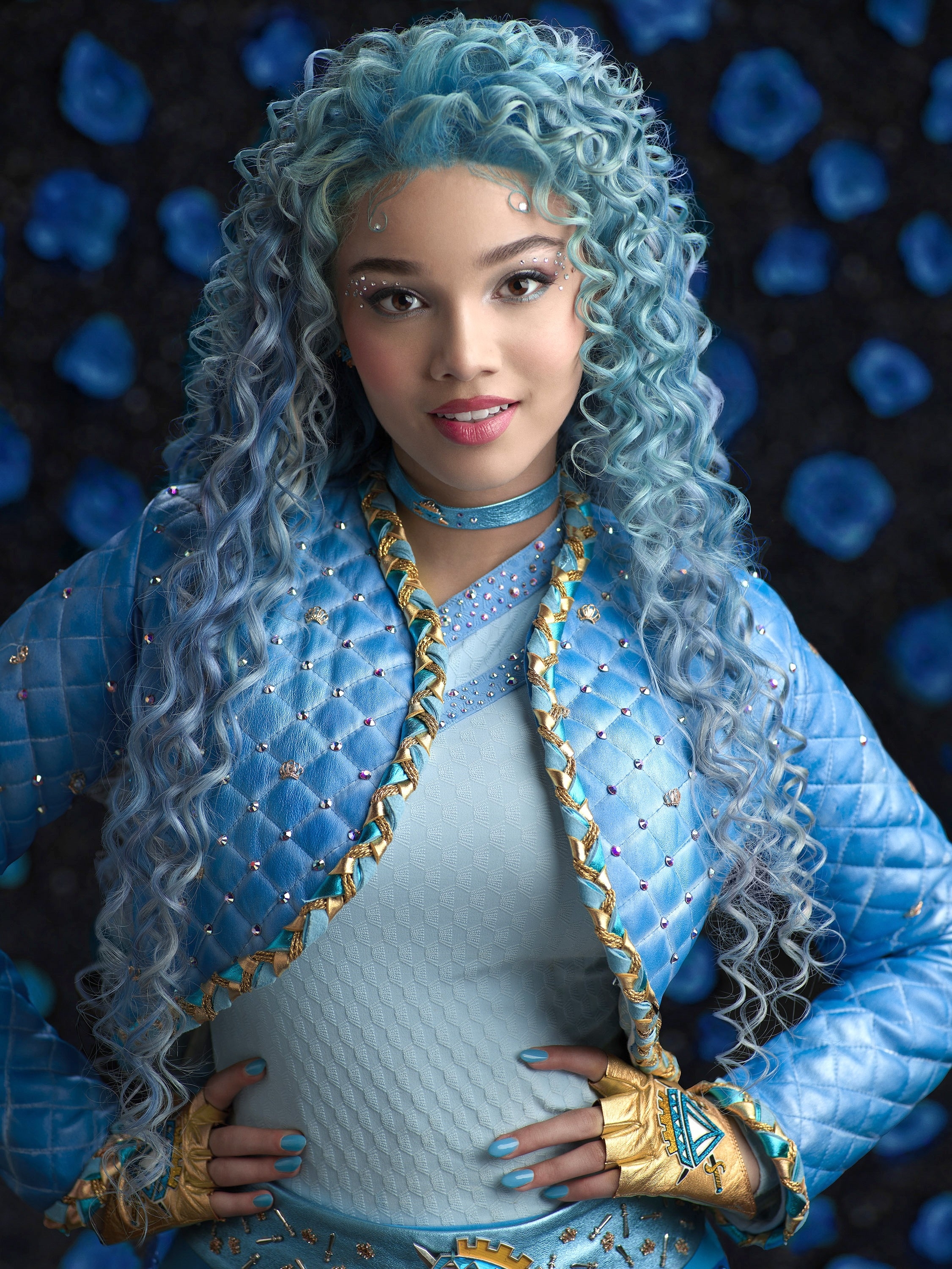 Malia Baker as Chloe in "Descendants: The Rise of Red"