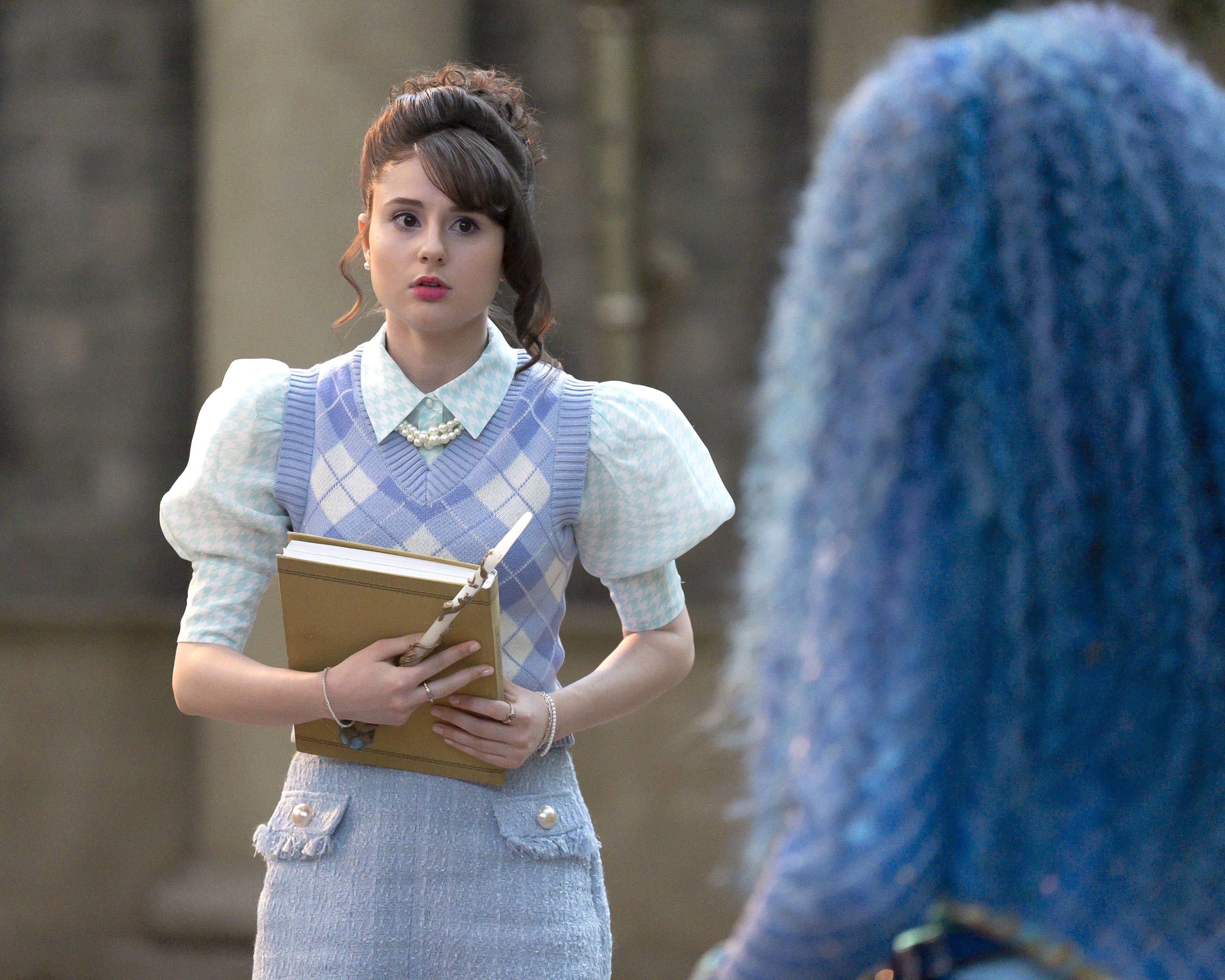 Grace Narducci as Fay in "Descendants: The Rise of Red"