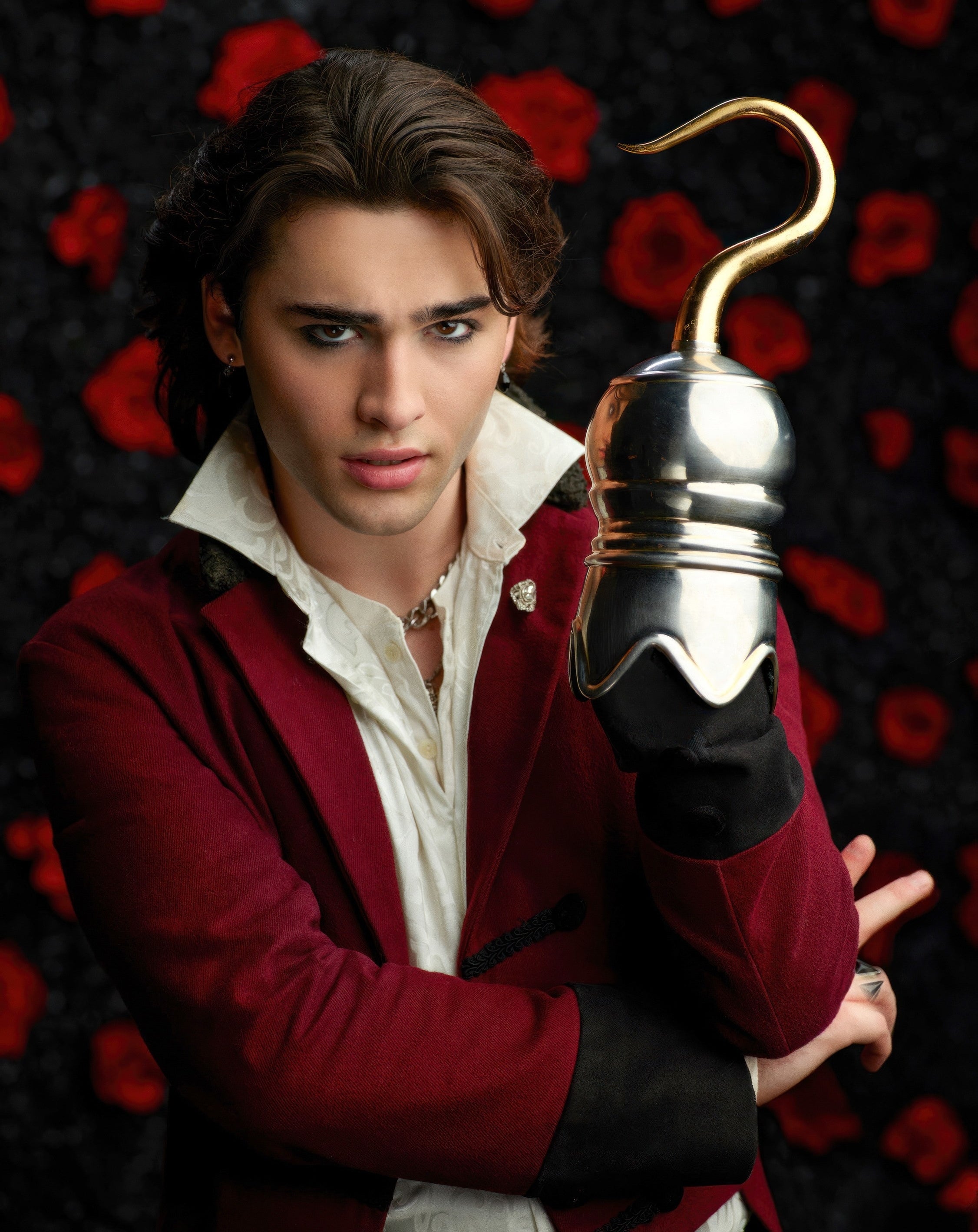 Joshua Colley as Hook in "Descendants: The Rise of Red"