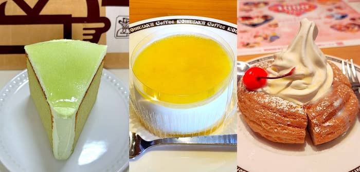 コメダ珈琲店のおすすめスイーツ「ふわる シャインマスカットシフォン」「すずむレモンチーズ」「ミルクノワール ミニサイズ」