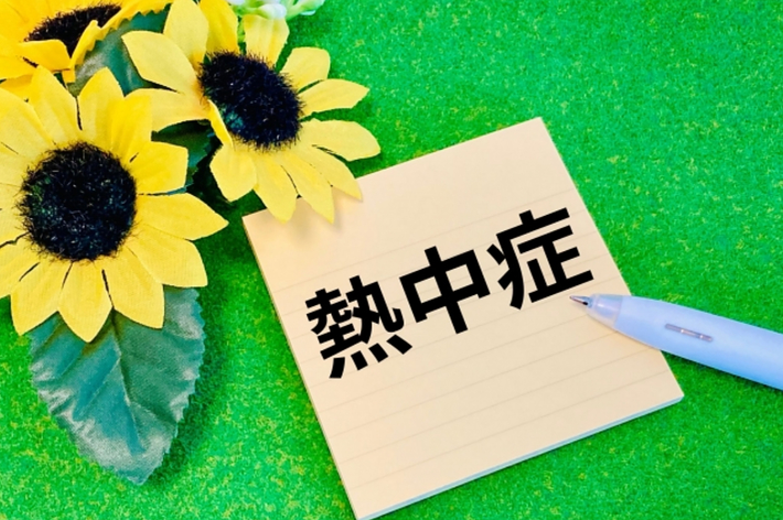 室内温度の調整、空気の循環、定期的な水分補給により熱中症になりにくい環境を作る方法が示されています。