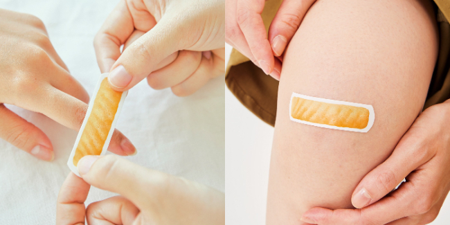 救急ばんそうこう使用例