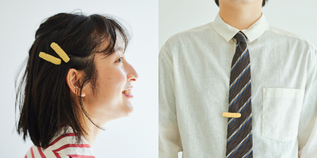 かっぱえびせんのマルチクリップ使用例