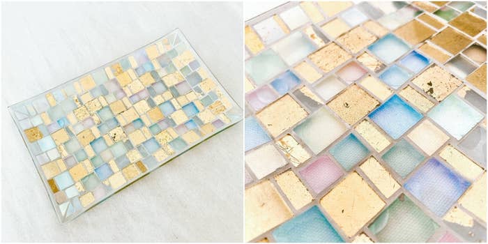 ニトリのおすすめのインテリア「モザイクプレート（レクタングル SU）」