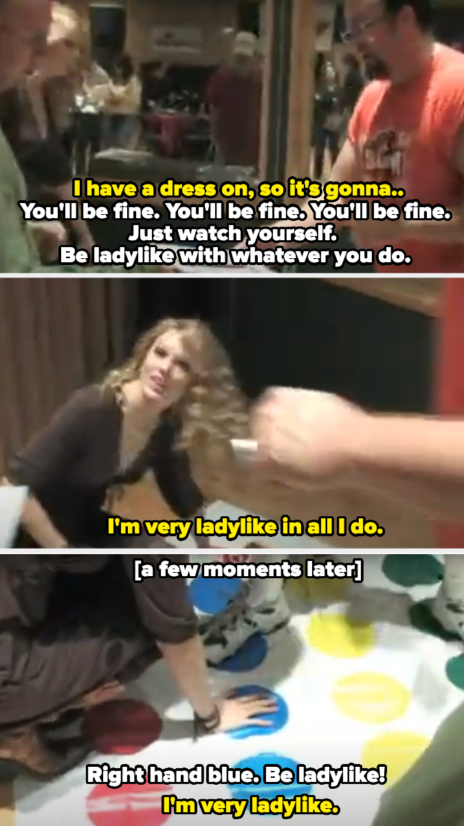 Taylor says she has a dress on, but Cornbread insists she'll be fine and repeatedly tells her to be ladylike